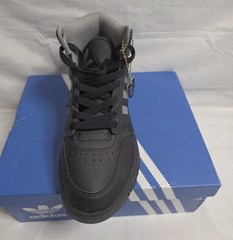🔥adidas Drop Step J Black Gray High Top Sneaker Unisex Kids US 5.5😍 New