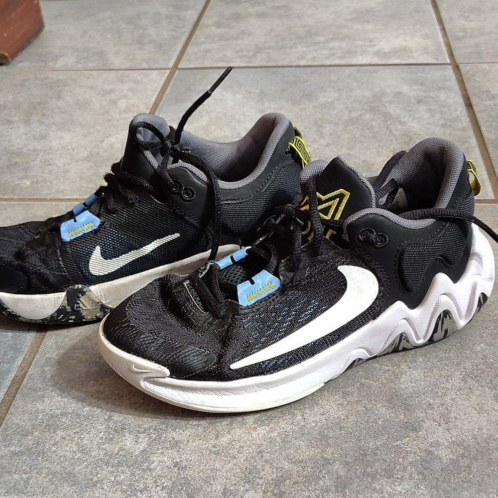 Nike Giannis Immortality 2 Kids Basketball Sneakers Black/White 5Y DQ1943-001