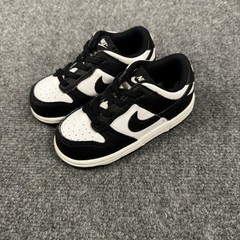 Nike Dunk Low Shoes Toddler Size 8C Black White Panda Sneakers CW1589-100