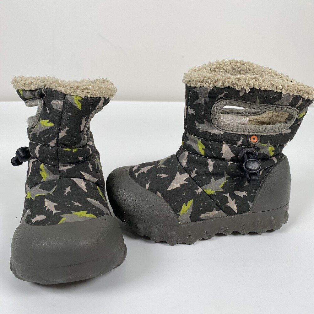 WATERPROOF Boots ReboundKids Outdoor Winter Snow Size 7 Unisex Faux Fur