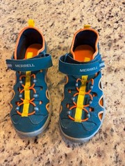 Merrell Hydro Trekker Sandals Blue, Style MK268153, Youth size 4M/EUR 36