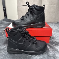 Nike Toddler Manoa 12C Size 17 LTR Boots Shoes PS HF0751-001 Black Kids NIB