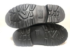 Georgia Giant Black and Charcoal Pendleton Romeo Kids Shoe Boots Sz 4.5 M EUC