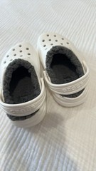 Toddler Classic Lined Clog Whitte