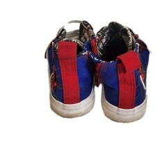 MARVEL SPIDER-MAN GROUND UP Toddler’s Sneaker Blue/White/Red Size 7 Hightop