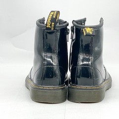 Dr Doc Martens Junior Pascal 1460 J Size 5 Black Patent Leather Combat Lace Up