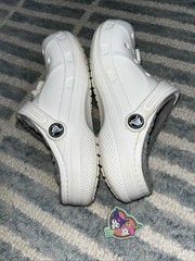 Crocs Baya Lined White w Gray Lining Hello Kitty Rainbow Black Cat Gibbits Jr 1