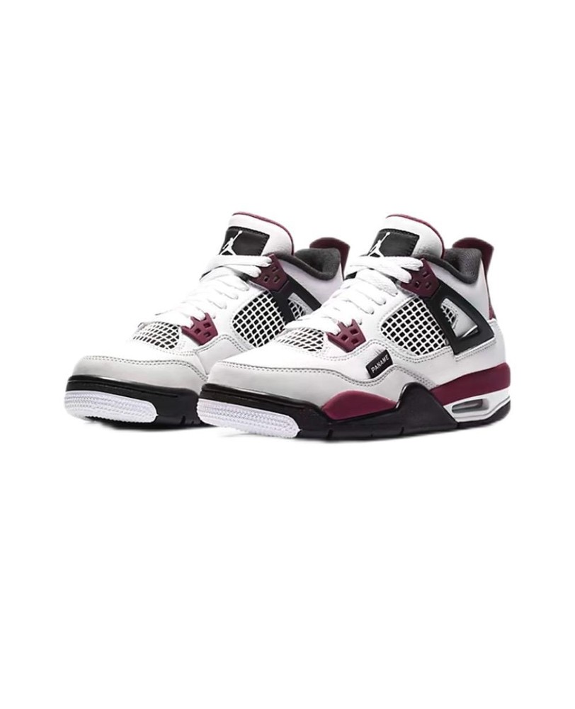 Nike Air Jordan 4 Retro x Paris Saint-Germain Mid Bordeaux GS AJ4 CZ6509-100