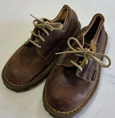 Dr. Martens 8167 Original Brown Leather Oxford Shoes England UK Sz 2 Youth