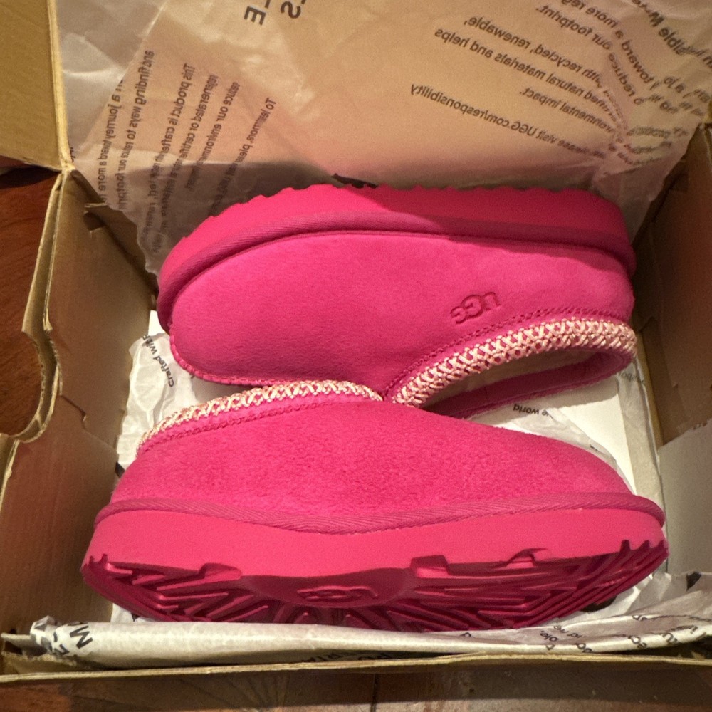UGG Tasman II Slipper Rock Rose Pink Kids Toddler Size 10