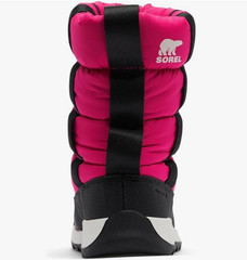 Sorel Winter Waterproof Boots, Red Cactus Pink X Black, 5 US Unisex Big Kid