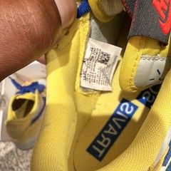 Jordan 1 Low OG SP PS Travis Scott Canary Yellow White Blue 13.5C DZ5909-700