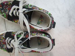 Ground Up Super Mario Bros Multicolor Lace Up Sneaker Shoes Kids Size 13