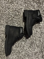 Timberland Premium 6 in waterproof boot black nubuck
