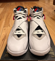 Nike Air Jordan 8 Retro GS Bugs Bunny White Black True Red 305368 100 Size 7Y
