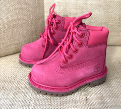 Timberland Premium Waterproof Boots | Toddler Kids Size 4 | Pink Nubuck