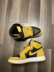 Nike Retro Air Jordan Pollen Yellow Pollens Black 1s 1 GS Sz 4