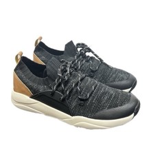 Amazon Essentials Black/Tan/Cream Unisex Kids Youth Knit Shoes Size 6