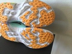 Nike react black/blue/pink/green/orange shoes Youth Size 6