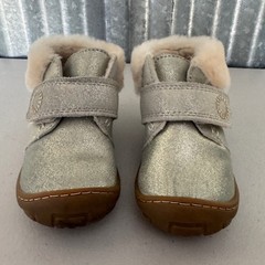 UGG Keelan Glitter Silver Metallic Toddler Boots 1018296T Size 7 Kids Booties