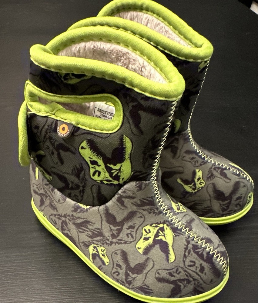 Baby Bogs 11 Boots Little Kids Size 7 Dinosaur Toddler