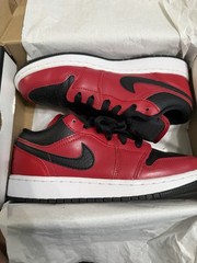Jordan Air Jordan 1 Low (GS) Red/Black/White Kids 3.5Y 5WSneakers 553560-605