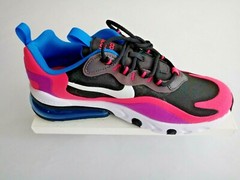 NIKE AIR MAX 270 REACT GS TRAINING BIG KIDS‘ SHOES SIZE: 5Y, 6Y, 6.5Y, 7Y