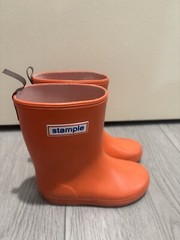 Japan Stample orange Kids‘ Rain Boots | Size 16cm