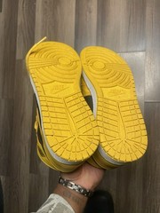 Nike Retro Air Jordan Pollen Yellow Pollens Black 1s 1 GS Sz 4