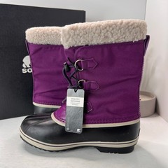 Sorel Yoot Pac TP Waterproof Boot Nylon Sherpa Wild Iris NY1962-594 Youth 6 NWD