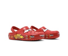 Crocs lightning mcqueen C-13 Child Limited Edition Light Up Disney Pixar.
