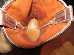 Wildflowers Brown Snip Toe Floral Embroidery Cowgirl Boots Youth size 13 Mex 20