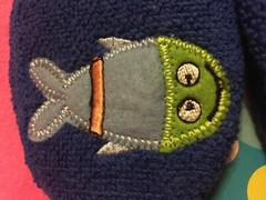 Childrens Blue FUN FISH SLIPPERS Various Sizes Available S~M~L *NEW~FREE SHIP*