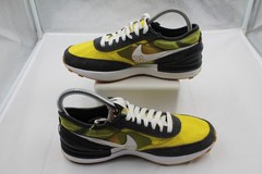 Nike Waffle One SE Go The Extra Smile Yellow Black DO5868-700 Youth 5.5Y / Wm 7