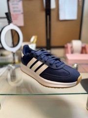 Adidas Run 70s 2.0/Navy blue With White /Unisex Sz 6/New With Box & Tag/#26-005