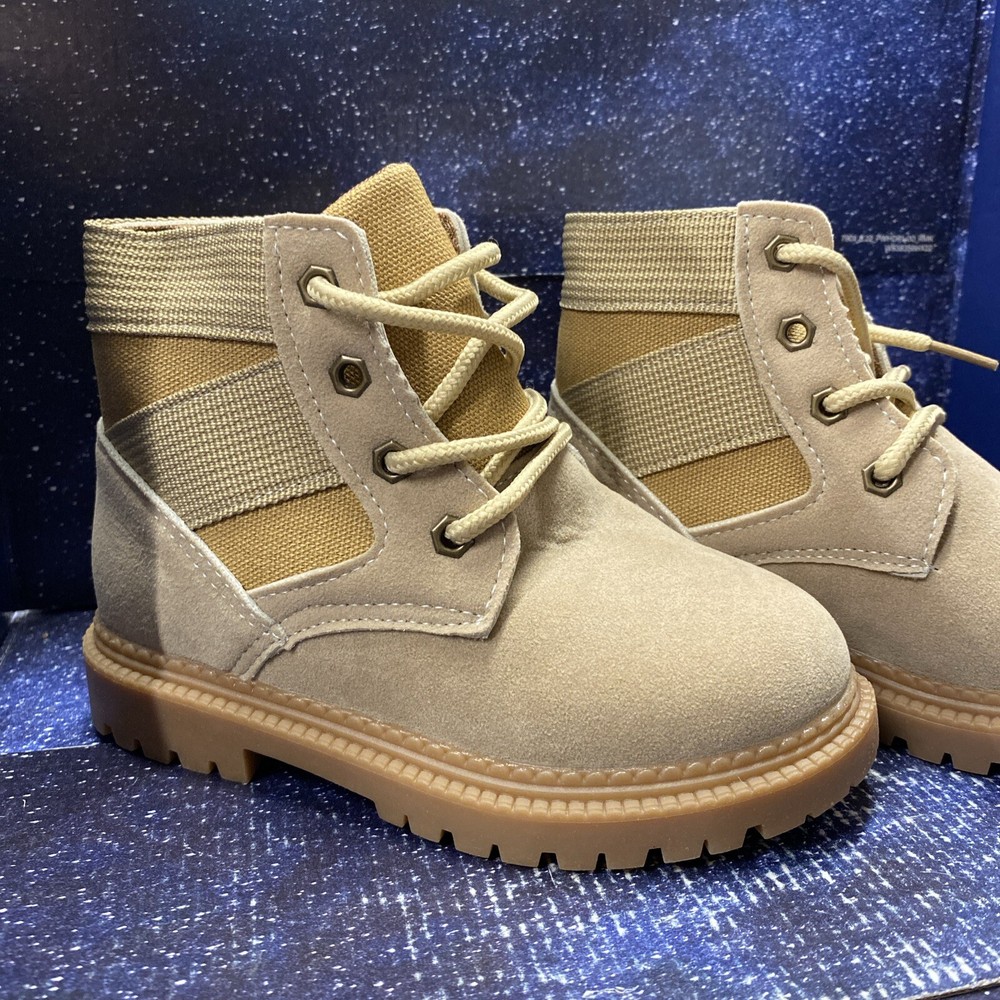 Toddler Kids Boots Unisex – Winter Snow Boots Lace Up Hiking Out – Size 29