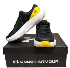 Under Armour Grade School Ua Surge 4 Kids Running Shoes: Black ,yellow Size 6