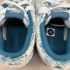 Nike Dunk Low PS ‚Abominable Snowman‘ Shoes Kids Size 11C Blue Fur IM7170-441