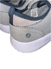 Sperry Topsider Coastal Break Skiff Gray Dress Casual Lace Up Shoes Youth Sz 3