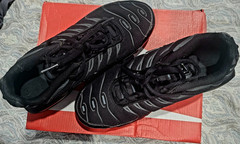 Nike Air Max Plus (GS) Black Sneaker US 4Y Youth MPN 655020-053