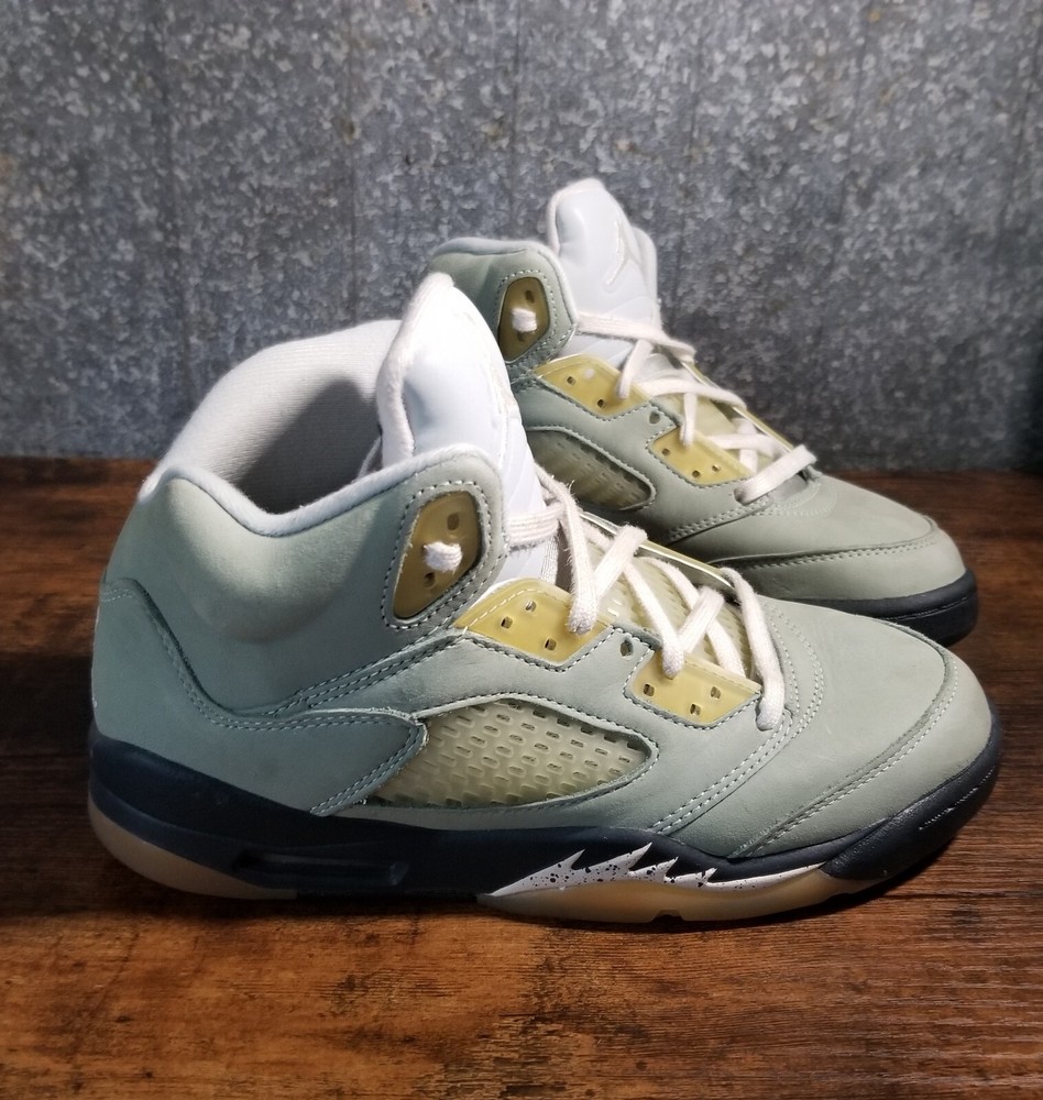 Nike Air Jordan 5 Retro Jade Horizon GS Green/Black Youth Kid Size 5.5 Y.