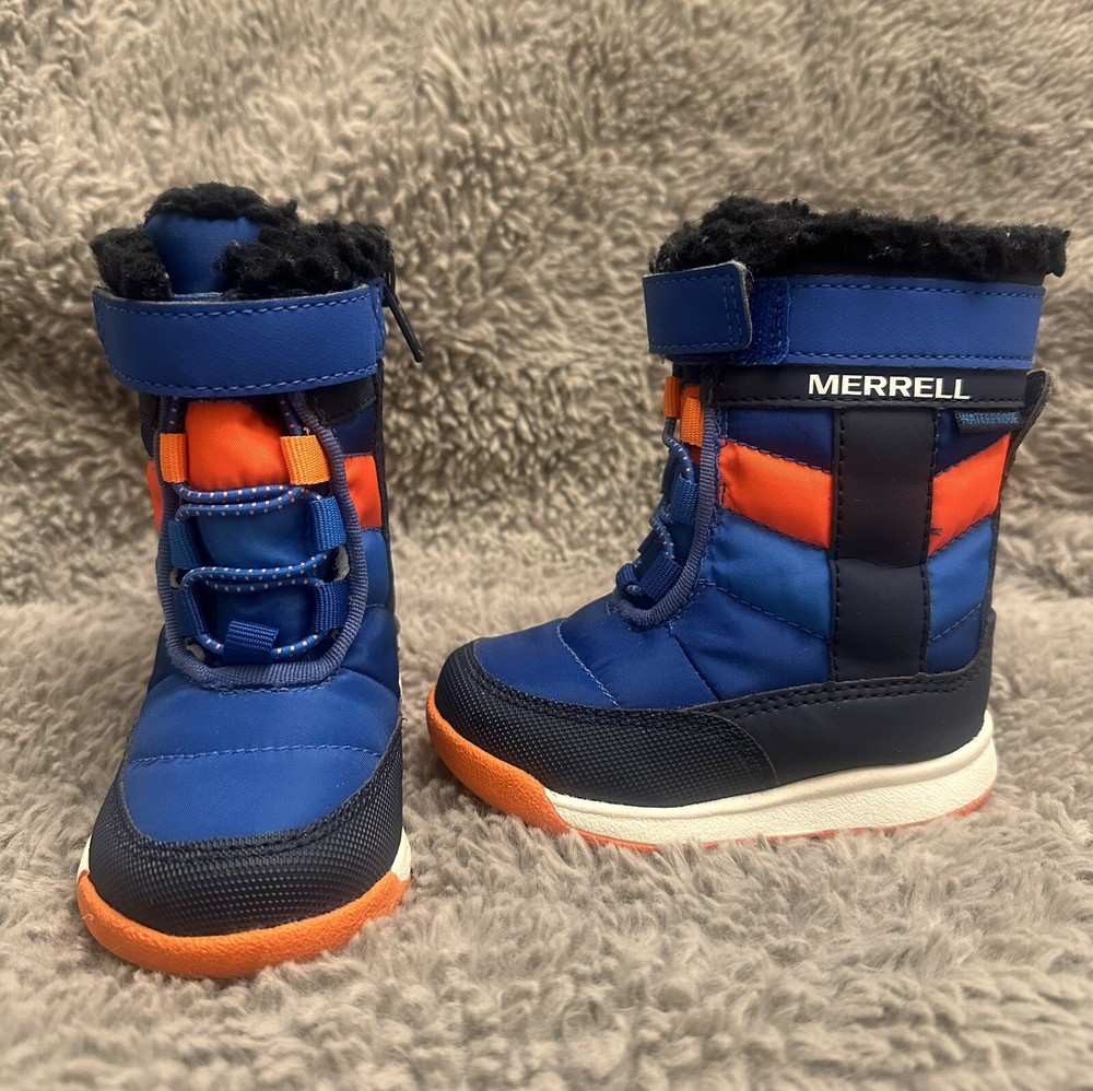 Merrell Alpine Puffer Select Warm Waterproof Insulated Winter Boots Kids Sz 4M