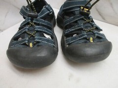 Keen Dark Green Nylon Adjustable Strap Sports Hiking Sandals Youth Size 12