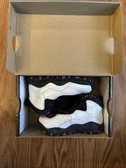 Nike Air Jordan 10 Retro TD Violet Pop-cyber Black Size 7c 310808 120