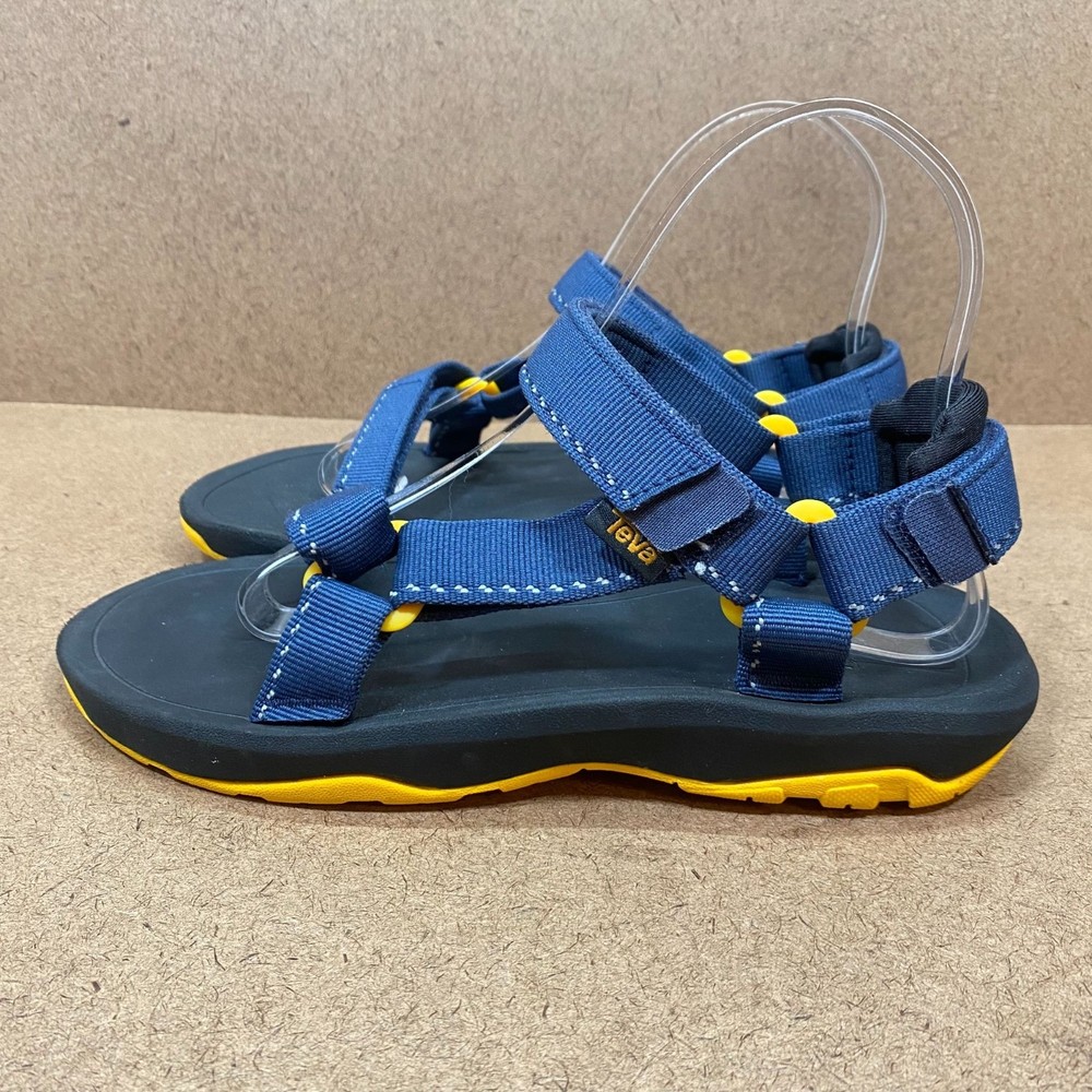 Teva Hurricane XLT2 Kids Blue/Yellow Strap Hiking Sandals Size 4 Summer Outdoor