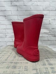Authentic GUCCI Made In Italy Kids Rain Boots Rubber Snow EU 26 US 9.5 Toddler