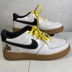 Nike Air Force 1 LV8 Go The Extra Smile White Black Gum Youth 7Y Sneakers Shoes