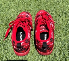 Heelys Pro 20 Prints Red/Black/White Wheel Sneakers Youth US 2