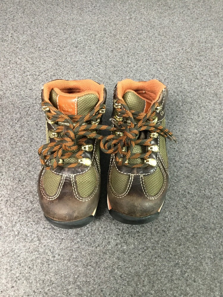 Kids Timberland Field Boots Brown Hiking Boots GS Boys Waterproof US8 M23C