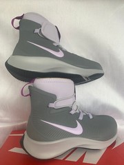 Nike Binzie Boot (PS) US Shoe Size-12C -3Y (BQ5381 003) Grey/Violet „BOX NO LID“